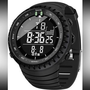 Men’s LED Digital Display Watch Black
